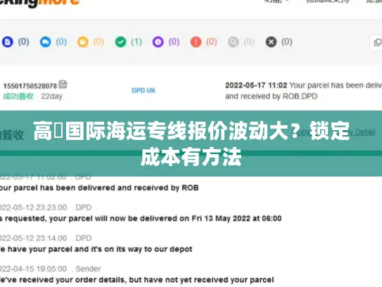 高埗国际海运专线报价波动大？锁定成本有方法