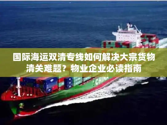 国际海运双清专线如何解决大宗货物清关难题？物业企业必读指南