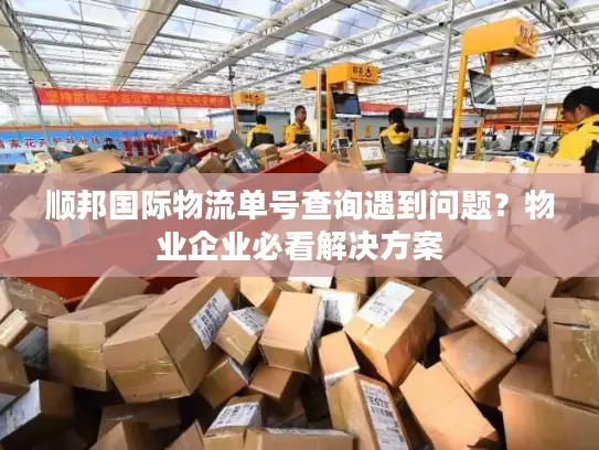 顺邦国际物流单号查询遇到问题？物业企业必看解决方案