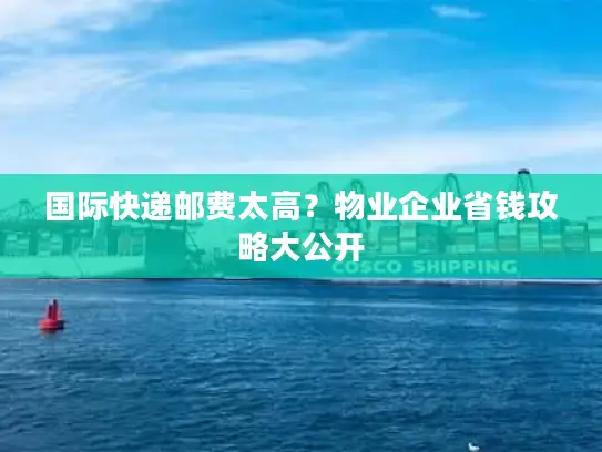 国际快递邮费太高？物业企业省钱攻略大公开