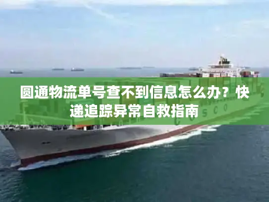 圆通物流单号查不到信息怎么办？快递追踪异常自救指南