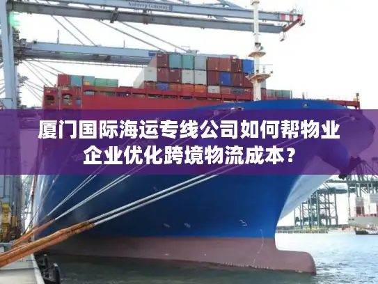 厦门国际海运专线公司如何帮物业企业优化跨境物流成本？