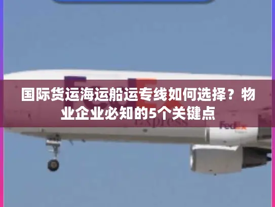 国际货运海运船运专线如何选择？物业企业必知的5个关键点