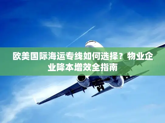 欧美国际海运专线如何选择？物业企业降本增效全指南