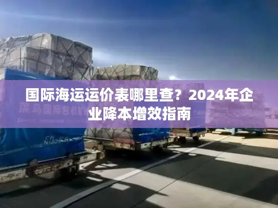 国际海运运价表哪里查？2024年企业降本增效指南