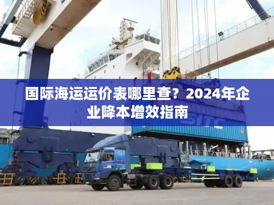 国际海运运价表哪里查？2024年企业降本增效指南