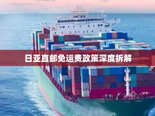 日亚直邮免运费政策深度拆解