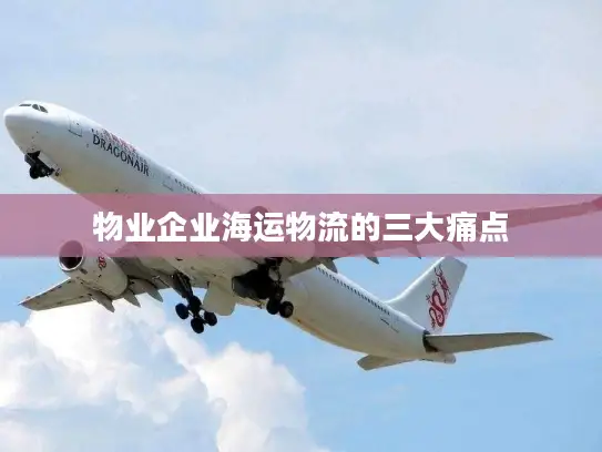 物业企业海运物流的三大痛点