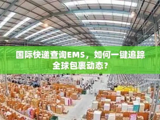 国际快递查询EMS，如何一键追踪全球包裹动态？