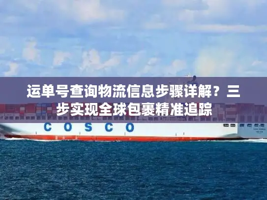 运单号查询物流信息步骤详解？三步实现全球包裹精准追踪