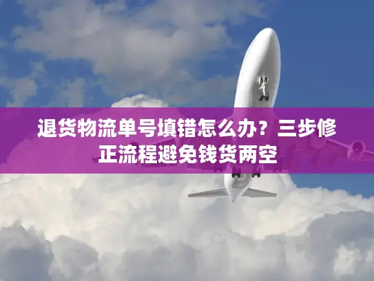 退货物流单号填错怎么办？三步修正流程避免钱货两空