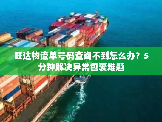 旺达物流单号码查询不到怎么办？5分钟解决异常包裹难题