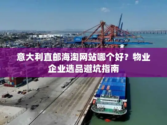 意大利直邮海淘网站哪个好？物业企业选品避坑指南