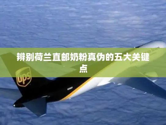 辨别荷兰直邮奶粉真伪的五大关键点