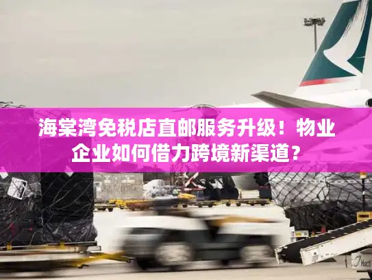 海棠湾免税店直邮服务升级！物业企业如何借力跨境新渠道？