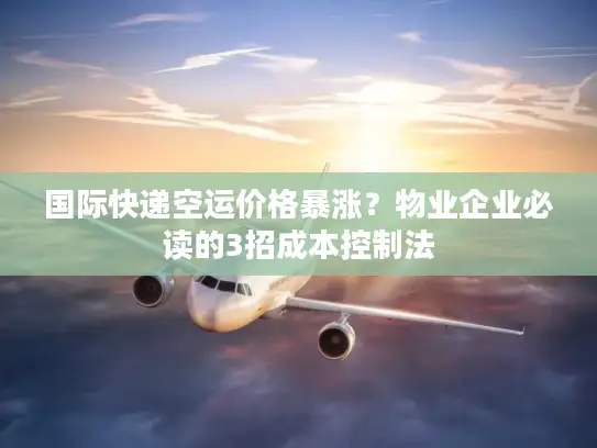 国际快递空运价格暴涨？物业企业必读的3招成本控制法
