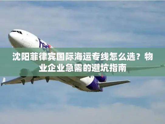 沈阳菲律宾国际海运专线怎么选？物业企业急需的避坑指南