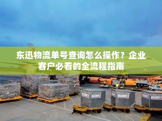 东迅物流单号查询怎么操作？企业客户必看的全流程指南