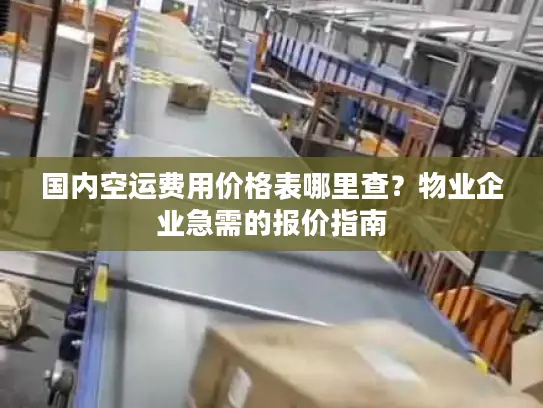 国内空运费用价格表哪里查？物业企业急需的报价指南