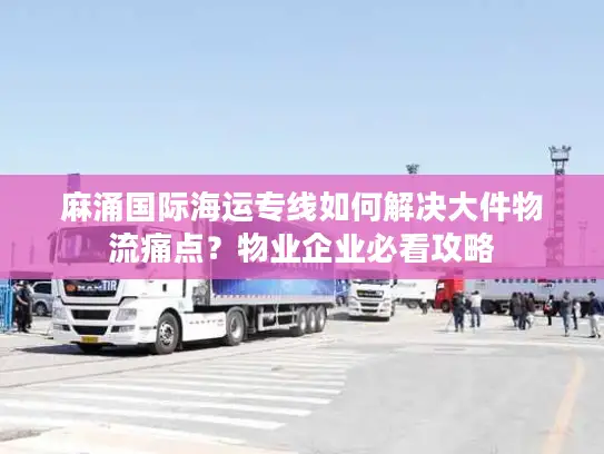 麻涌国际海运专线如何解决大件物流痛点？物业企业必看攻略