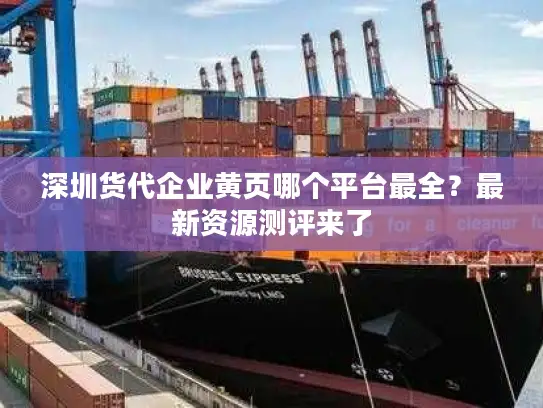 深圳货代企业黄页哪个平台最全？最新资源测评来了
