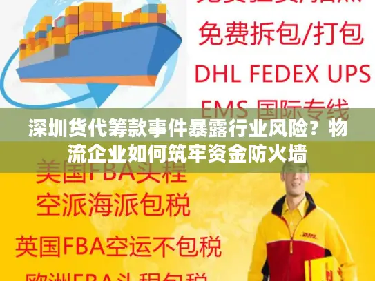 深圳货代筹款事件暴露行业风险？物流企业如何筑牢资金防火墙