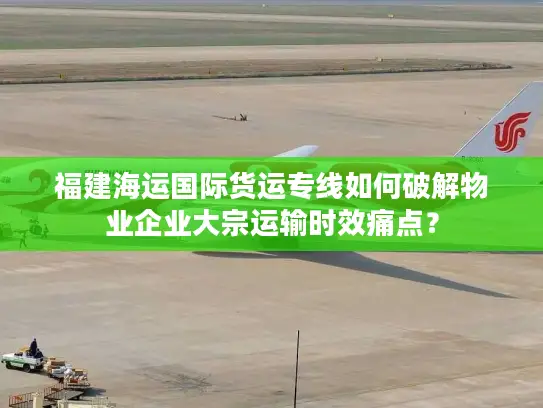 福建海运国际货运专线如何破解物业企业大宗运输时效痛点？