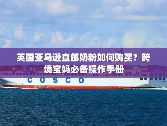 英国亚马逊直邮奶粉如何购买？跨境宝妈必备操作手册