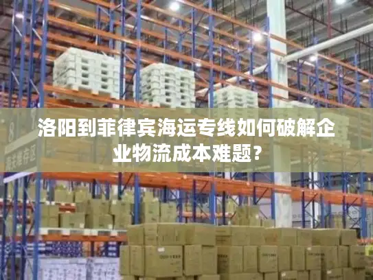 洛阳到菲律宾海运专线如何破解企业物流成本难题？