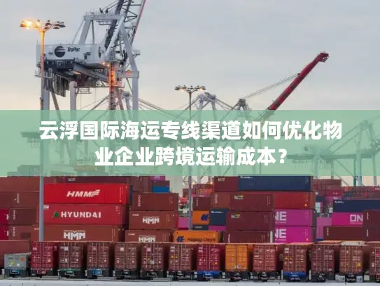 云浮国际海运专线渠道如何优化物业企业跨境运输成本？