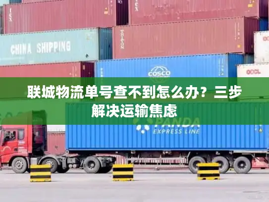 联城物流单号查不到怎么办？三步解决运输焦虑