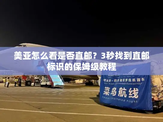 美亚怎么看是否直邮？3秒找到直邮标识的保姆级教程