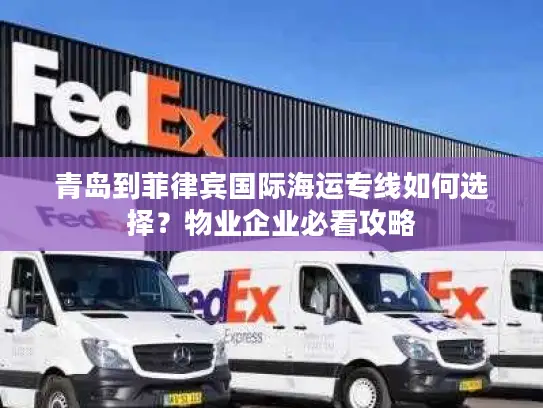 青岛到菲律宾国际海运专线如何选择？物业企业必看攻略