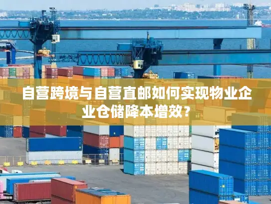 自营跨境与自营直邮如何实现物业企业仓储降本增效？