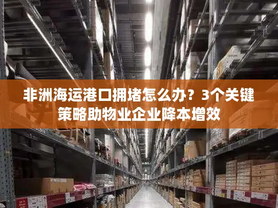 非洲海运港口拥堵怎么办？3个关键策略助物业企业降本增效