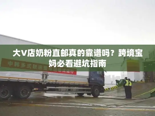 大V店奶粉直邮真的靠谱吗？跨境宝妈必看避坑指南