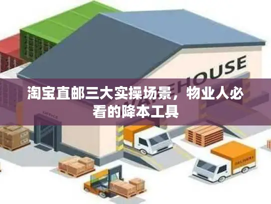 淘宝直邮三大实操场景，物业人必看的降本工具