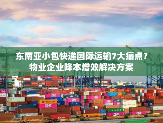 东南亚小包快递国际运输7大痛点？物业企业降本增效解决方案