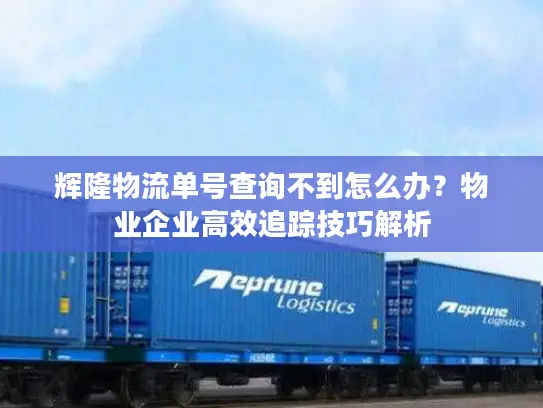 辉隆物流单号查询不到怎么办？物业企业高效追踪技巧解析