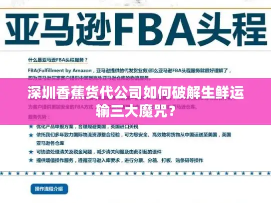 深圳香蕉货代公司如何破解生鲜运输三大魔咒？