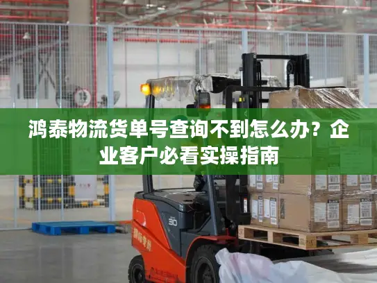 鸿泰物流货单号查询不到怎么办？企业客户必看实操指南