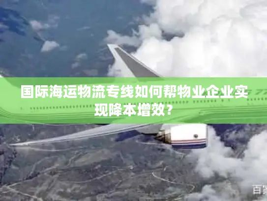 国际海运物流专线如何帮物业企业实现降本增效？