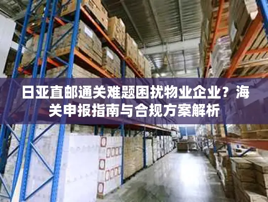 日亚直邮通关难题困扰物业企业？海关申报指南与合规方案解析