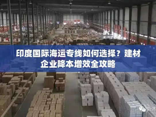 印度国际海运专线如何选择？建材企业降本增效全攻略