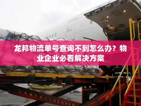 龙邦物流单号查询不到怎么办？物业企业必看解决方案