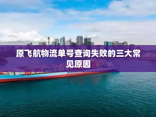 原飞航物流单号查询失败的三大常见原因