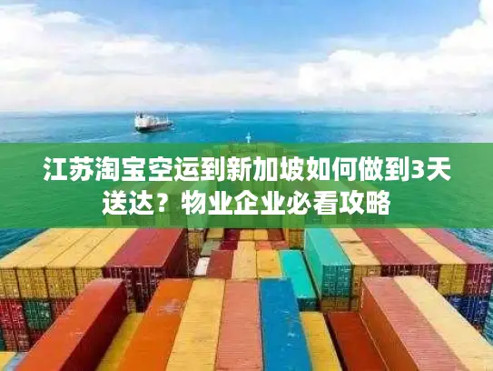 江苏淘宝空运到新加坡如何做到3天送达？物业企业必看攻略