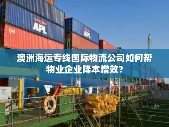 澳洲海运专线国际物流公司如何帮物业企业降本增效？