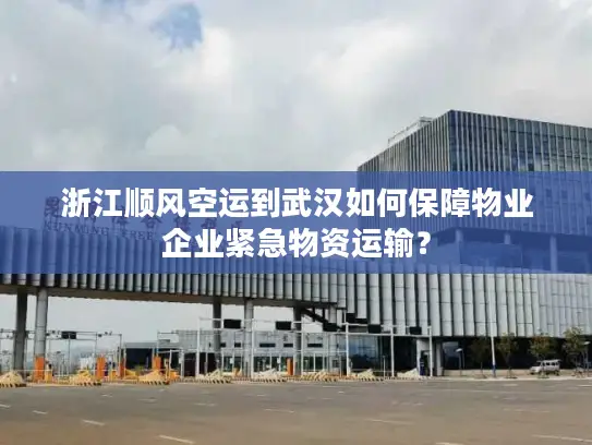 浙江顺风空运到武汉如何保障物业企业紧急物资运输？