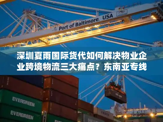 深圳夏雨国际货代如何解决物业企业跨境物流三大痛点？东南亚专线+保税仓储实测解析